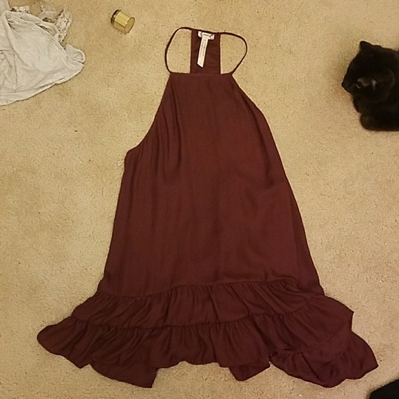 Free People ruffled slip dress - Picture 3 of 4